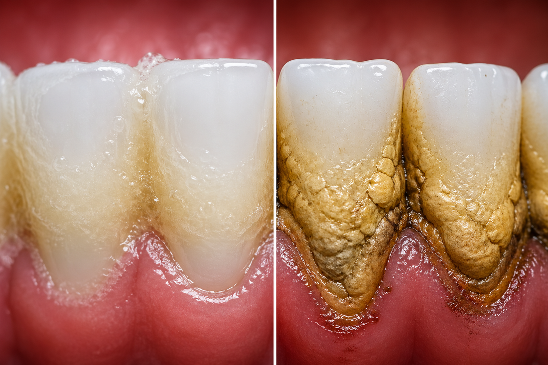 The Difference Between Plaque and Tartar (Explained for Parents)