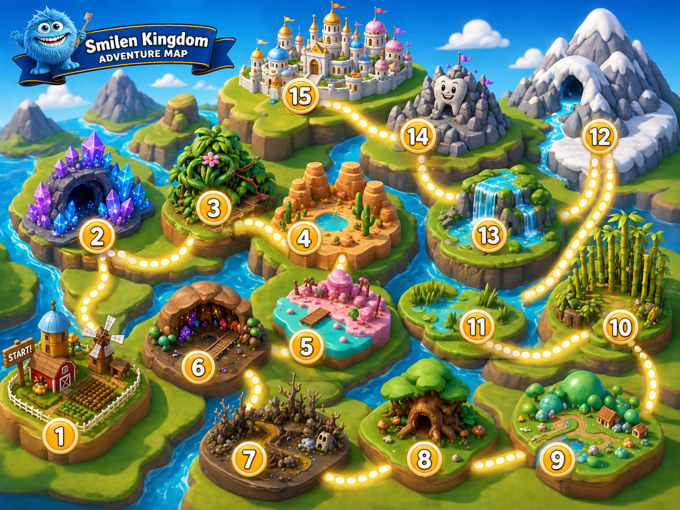 Tooth Kingdom Adventure Map